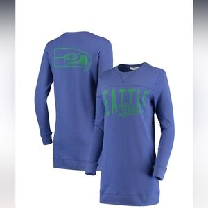 NWT - Junk Food - Seahawks Sweatshirt Dress - Small